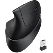 Ergonomic Mouse, 2.4G Wireless Vertical Mouse with 4 Adjustable DPI, Silent C...