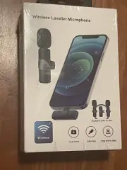 Wireless Lavalier Lapel Microphone for Iphone, Ipad