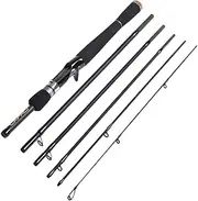 GOOHOCHY 6 Spear Fishing Rod Ourdoor Fishing Tools Portapotty Morphie Portable Lure Finfhing Rod Throw Fly Fishing Rod Short Lure Rod Fishing Pole Sea Fishing Rod Ultrashort Combination