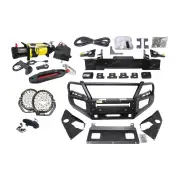Premium Armor 3 Loop Bullbar Drive Light Winch for Mitsubishi Pajero Sport 19-On