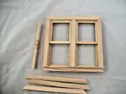 Double Working Window Dollhouse miniature wood #5044 1/12 scale Houseworks