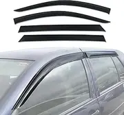 AUSGO Weathershields Compatible with Volkswagen Golf 4th Gen MK4 1998-2004, Weather Shields Window Visors Wind Deflectors Sun Rain Guard 4PCS Set