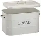 KitchenCraft Living Nostalgia LNBBINGRY Bread Bin, Grey, 34 x 21.5 x 25 cm