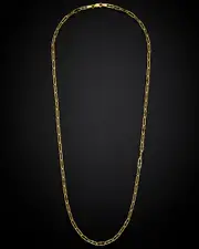 14K Italian Gold Paperclip Chain