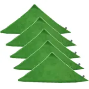 NEW 5 Pack Cleanlink Microfibre General Cleaning Cloth 400x400mm Green Square