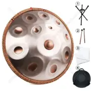 440HZ Polaris Handpan Drum 9/10/12 Tone 22inch Steel Tongue Drum Yoga Meditation
