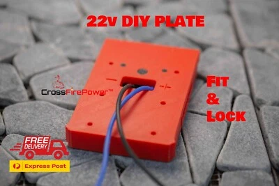 For Hilti 22v Battery adaptor DIY Project Adaptor base plate Convert Base 3.3AH