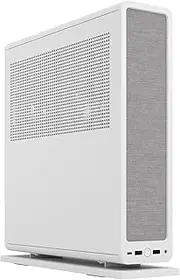 Fractal Design Ridge White - PCIe 4.0 Riser Card Included - 2X 140mm PWM Aspect Fans Included - Type C USB - m-ITX PC Gaming Case
