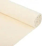 Cotton Fabric Material, 160 * 50cm Muslin Fabric Natural Unbleached for Sewing Clothing and Handicraft Production
