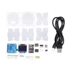 Weather Clock Kits Electronic Clock DIY Set for Outdoor Kitchen Tabletop