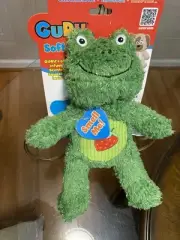 GURU Pet: Soft Scents - Frog - Strawberry-Scented 12”Plush Dog Toy, Durable ...