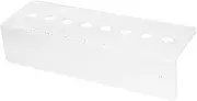 MOTHNUR Acrylic Hair Stylist Shear Rack Organizer for Scissors and Brushes Wall Mountable Storage for Salons and Barbershops Transparent Design for Easy Access