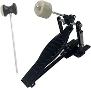 Single Chain Kick Pedal, Single Bass Drum Pedal, Bass Drum Pedals for Jazz Drum Kit, Acoustic Drum Kit, Black