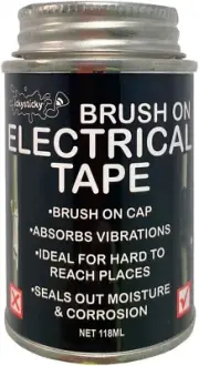 Brush on Electrical Tape 118 Ml Liquid Insulating Rubber Coat, Liquid Insulation