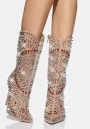 [AZALEA WANG] Center Of Attention Stiletto Boots