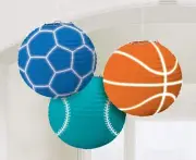 Birthday Baller Athlete All Star Kids Sports Party Decoration Paper Lanterns