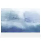 Home Decor Wall Sign Navy and White Watercolor Style C Art Picture Frame