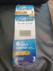 Clearblue Early Digital Pregnancy Test 6 Days Sooner 3 Tests. exp.2025