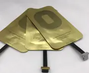 2PCS For Android QI Wireless Charging Receiver Coil Charging Sticker One Positive and One Reverse