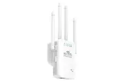 300Mbps WiFi Range Extender Repeater Wireless Amplifier Router Signal Booster(White)