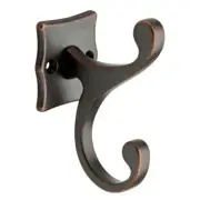 Rustic Scroll Hook Statuary Bronze