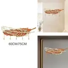 Coat Rack Wall Mount Home Decor Decorative Coat Hook Rail for Keys Hat Purse