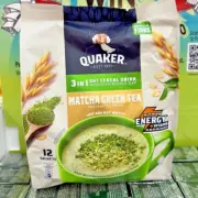 QUAKER 3 in 1 Oat Cereal Drink Matcha Green Tea 12s x 28g - 1 Pack