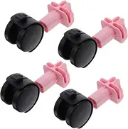 4 Pcs Pet Crate Wheel Casters Swivel Wheels for Cat Cage Easy Mobility User Friendly Assembly Reliable Support for Pet Crates and Kennels Optimal Stability for Your Cats