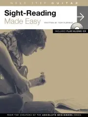 Sight Reading Made Easy Next Step Guitar Lessons Learn to Play Music Book CD