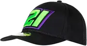 Valentino Rossi VR 46 Men's Franco Mordelli Hat with Visor, Black, One Size