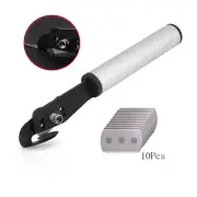 Utility Vinyl Knife Back Slitter Sticker Craft Paper PTFE Cutting Tool 10 Blades