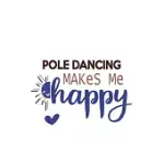 POLE DANCING MAKES ME HAPPY POLE DANCING LOVERS POLE DANCING OBSESSION NOTEBOOK A BEAUTIFUL: LINED NOTEBOOK / JOURNAL GIFT,, 120 PAGES, 6 X 9 INCHES,