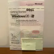 Microsoft Windows 98 SE Second Edition Dell Getting Started CD, Floppy & Manual