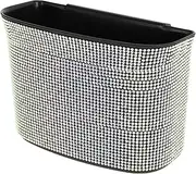 X AUTOHAUX Car Trash Can Portable Car Door Trash Bin Assorted Color 1 Pc 7.1" Length 3.2" Width 5.1" Height ABS