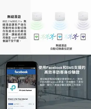 (活動)(可詢問訂購)TP-Link EAP245 AC1750無線雙頻MU-MIMO Gigabit PoE吸頂式基地台(乙太網路 AP)