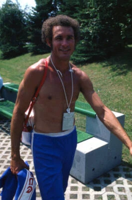 Olympics Cuba Alberto Juantorena after Men's 400M Final at Olympic- Old Photo