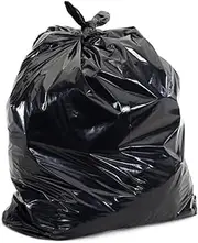 120L Heavy Duty Black Bin Liners | Extra Large Home Kitchen and Outdoor Trash Bags | Durable Plastic Litter Box Liners | Waste Management and Refuse Disposal | 150 Bags/Carton | 1 Carton