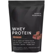 Sports Research® Whey Protein Isolate - Sports Nutrition Protein Powder 25g p...