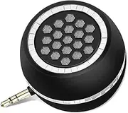 Mini Portable Speakers, EAVO 3W 36mm Microphone Speaker Line-in Speaker with 3.5mm Aux Audio Jack and Plug in Clear Bass Micro for Smart Phone, pad, Tablet, Laptop, Computer.