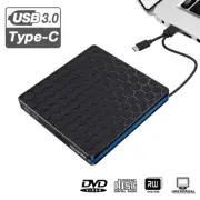 USB 3.0 Type C External CD DVD Drive Dual Port DVD Player Portable Optical Drive