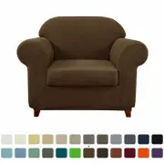 SUBRTEX JACQUARD SOFT SPANDEX CUSHION SOFA SEAT SLIPCOVER,VARIOUS COLORS & SIZES