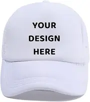 [ZMvise] Customized Personalized Design Your Logo Unisex Trucker Hat Custom Mesh Baseball Cap