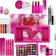 Makeup Set for Women - Women Face Eye Lips Makeup Kit,Lipstick Eyeshadow Palette Blush Cosmetics with Brush for Stage Business Traveling Family Friends