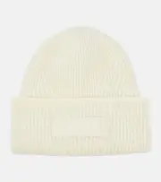 [Jacquemus] Jacquemus Le Bonnet alpaca and wool-blend beanie One Size white
