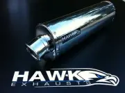 Hawk BMW S1000XR 2015 Onwards Stainless Steel Oval Exhaust Can Silencer UK SL