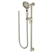 Brushed nickel eco-performance handshower handheld shower