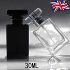 5X Empty Glass Perfume Aftershave Atomiser Travel Refillable Bottle Portable new