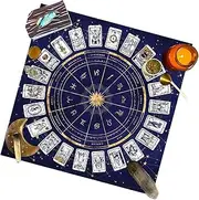 ycezw Tarot Napper - Mystic Ritual Cloth | Velvet Fortune Board with Smooth, Elegant Tarot Layout Cover for Spiritual Practice, Divination Sessions, Tool