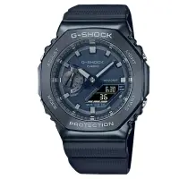 在飛比找momo購物網優惠-【CASIO 卡西歐】G-SHOCK 軍事風格 八角金屬 雙