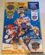 PAW PATROL NICKELODEON UK PANINI STICKER ALBUM STARTER PACK 2023 INCLUDES POSTER